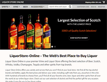 Tablet Screenshot of liquorstore-online.com